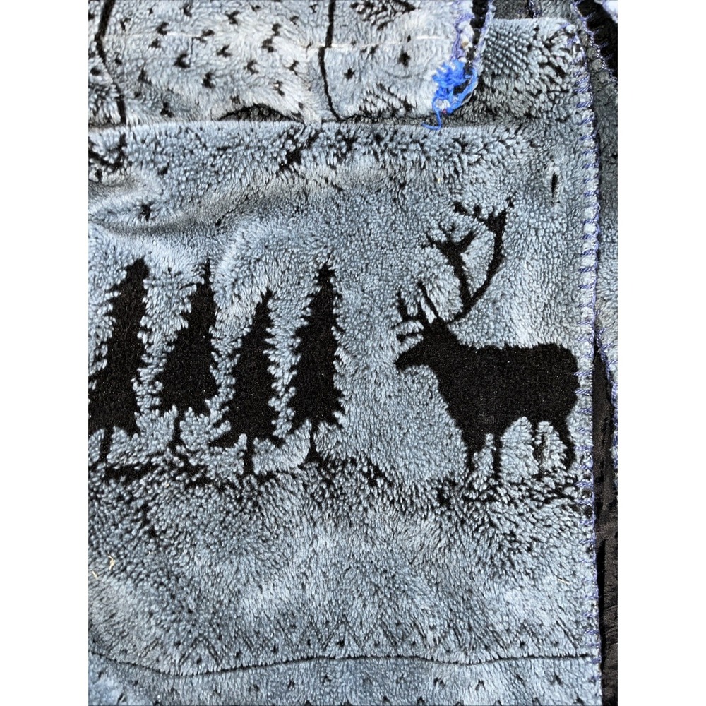 Vintage Nordic Lights Winter Coat Jacket Womens Size XL Caribou Tree Snowflake - Picture 2 of 11
